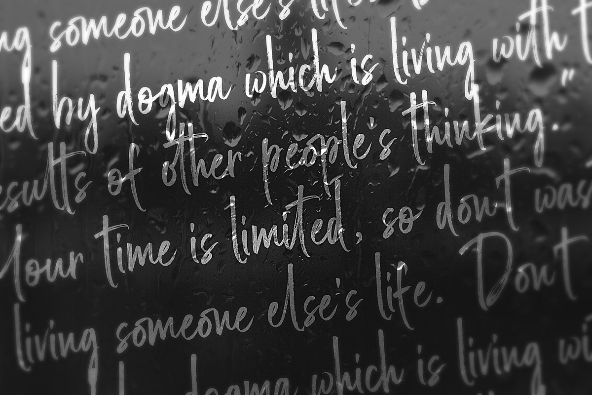 Ramshackle, a Script Font by NUGS (Photo 2 of 5)