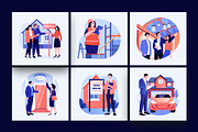 Real Estate Sale Illustration Set, a Finance Illustration by Brickclay (Thumbnail 5 of 9)