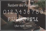 Retro Typewriter - A Classic Font, a Slab Serif Font by Endless Time Graphics (Thumbnail 7 of 7)