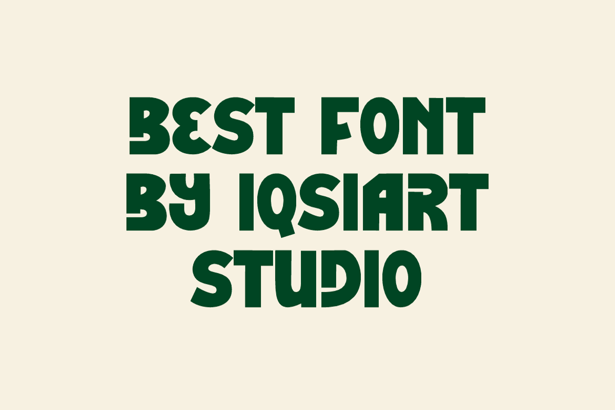Dongri Corun - Funny Font, a Sans Serif Font by Iqsiart Studio (Photo 3 of 6)