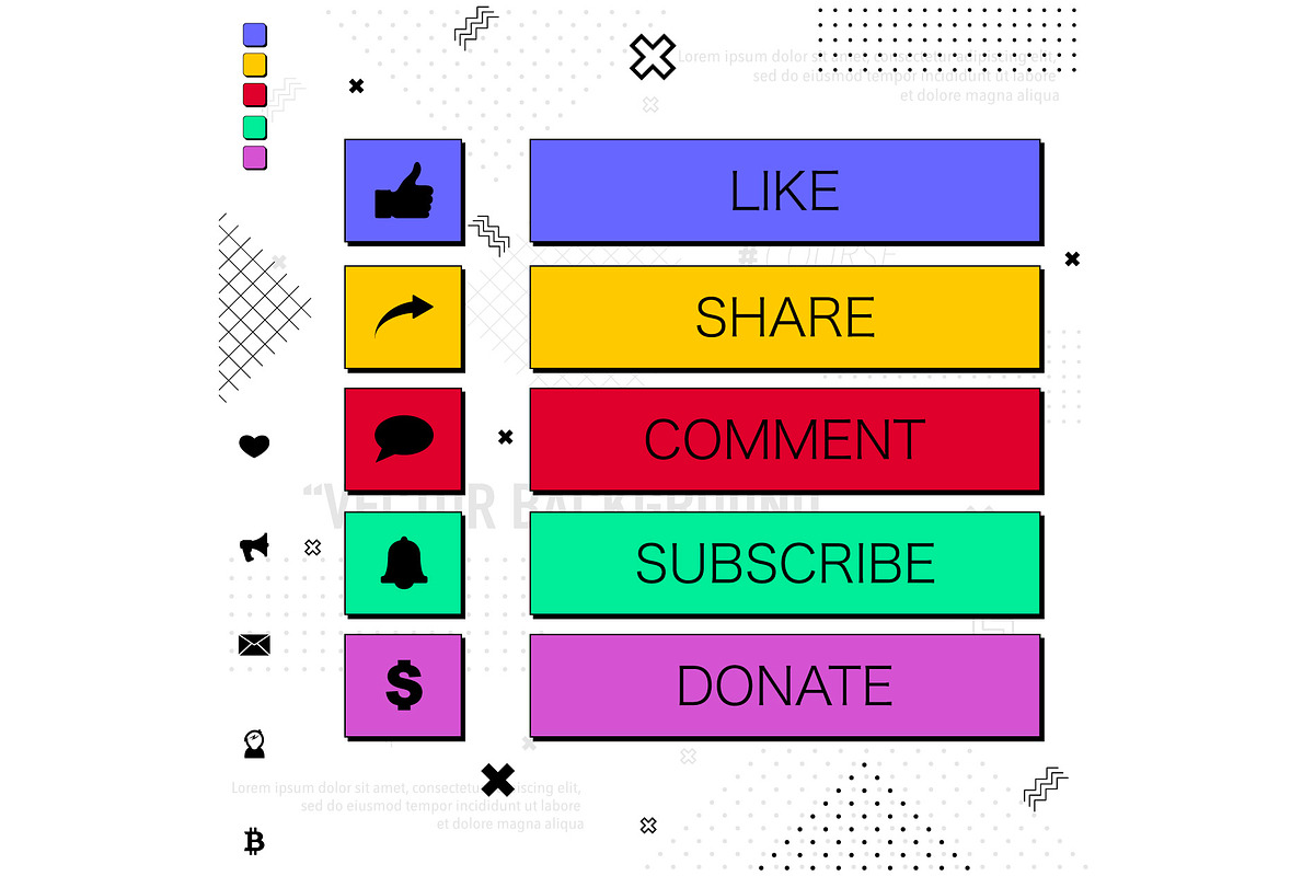Abstract modern social media, a Templates & Theme by LongQuattroArt