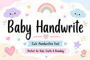 Baby Handwrite, a Handwritten Font by Wow Magic (Thumbnail 1 of 5)