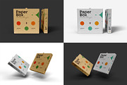 Paper Box Mockup, pizza, chocolate, a Packaging Mockup by dpi (Thumbnail 5 of 7)