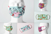 Face Mask Mock-up, a Mask Mockup by zippypixelstudio (Thumbnail 1 of 16)