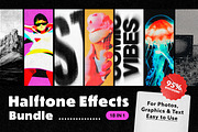 Halftone Effects Bundle, a Layer Style Add-On by pixelbuddha.net (Thumbnail 1 of 21)