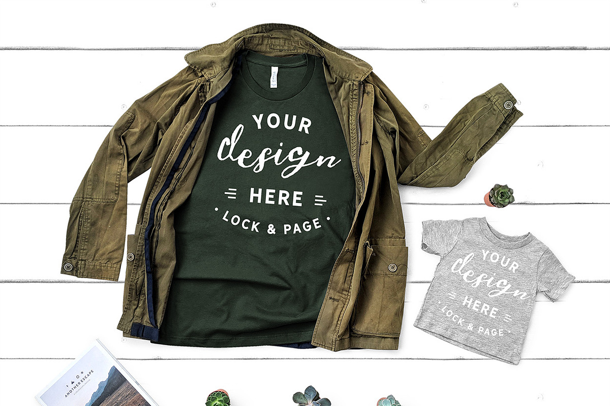 T-Shirt Mockup Bundle Bella Canvas, a Shirt Mockup by lock and page (Photo 62 of 71)
