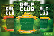 Golf Club Flyer Template, a Flyer Template by Krukowski Graphics (Thumbnail 1 of 3)