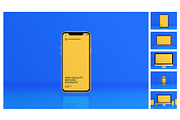 360 device mockup bundle iphone, a Device Mockup by FoundImages (Thumbnail 81 of 84)