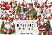 Santa Claus Clipart, an Illustration by CreationArt (Thumbnail 1 of 5)