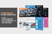 Corporate Flyer Template 3, a Flyer Template by WonderShop (Thumbnail 1 of 4)