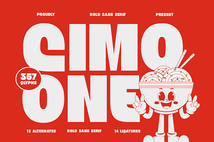 Cimo One Bold Sans Serif Font, a Sans Serif Font by timelesstype.co