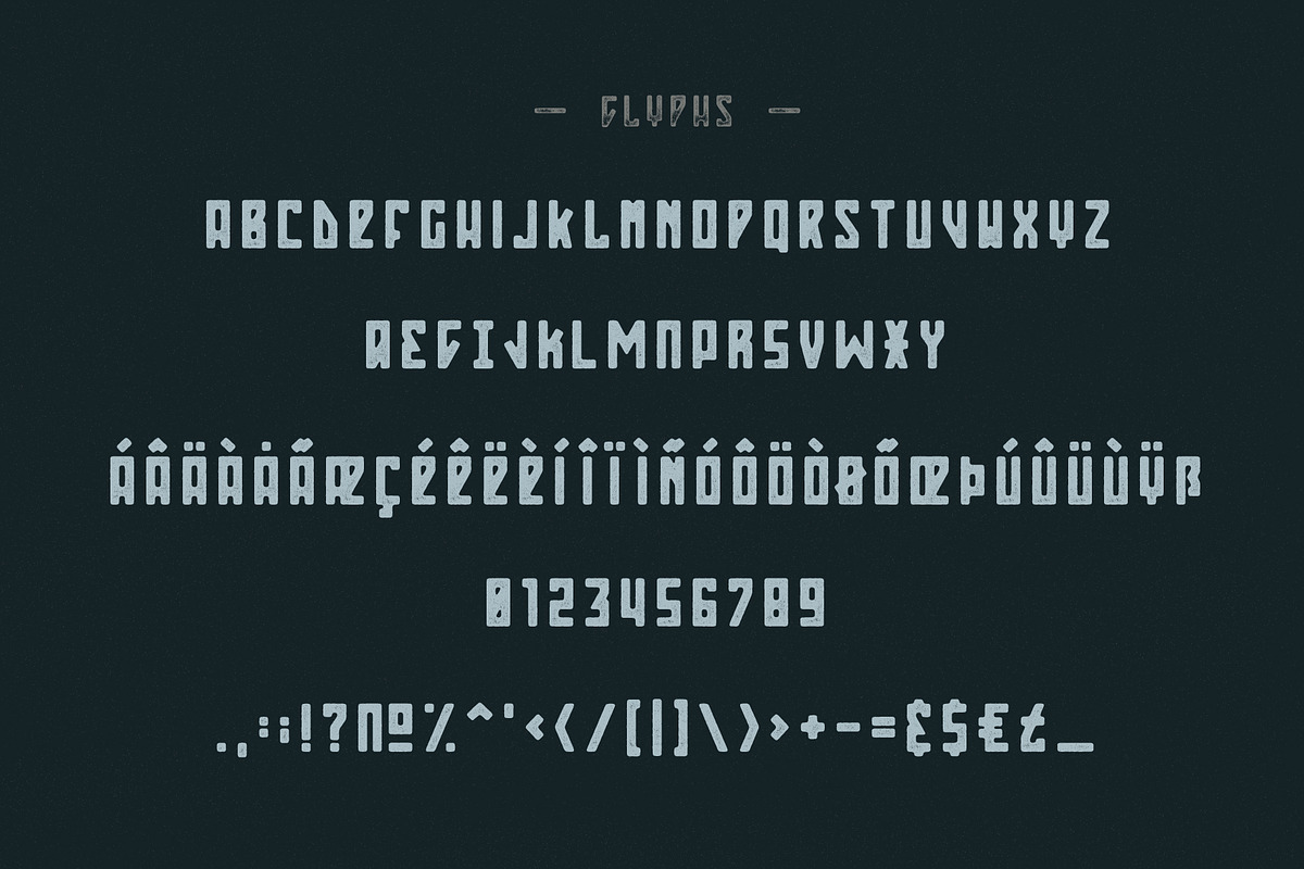 Norilsk - Brutalist Industrial Type preview 2