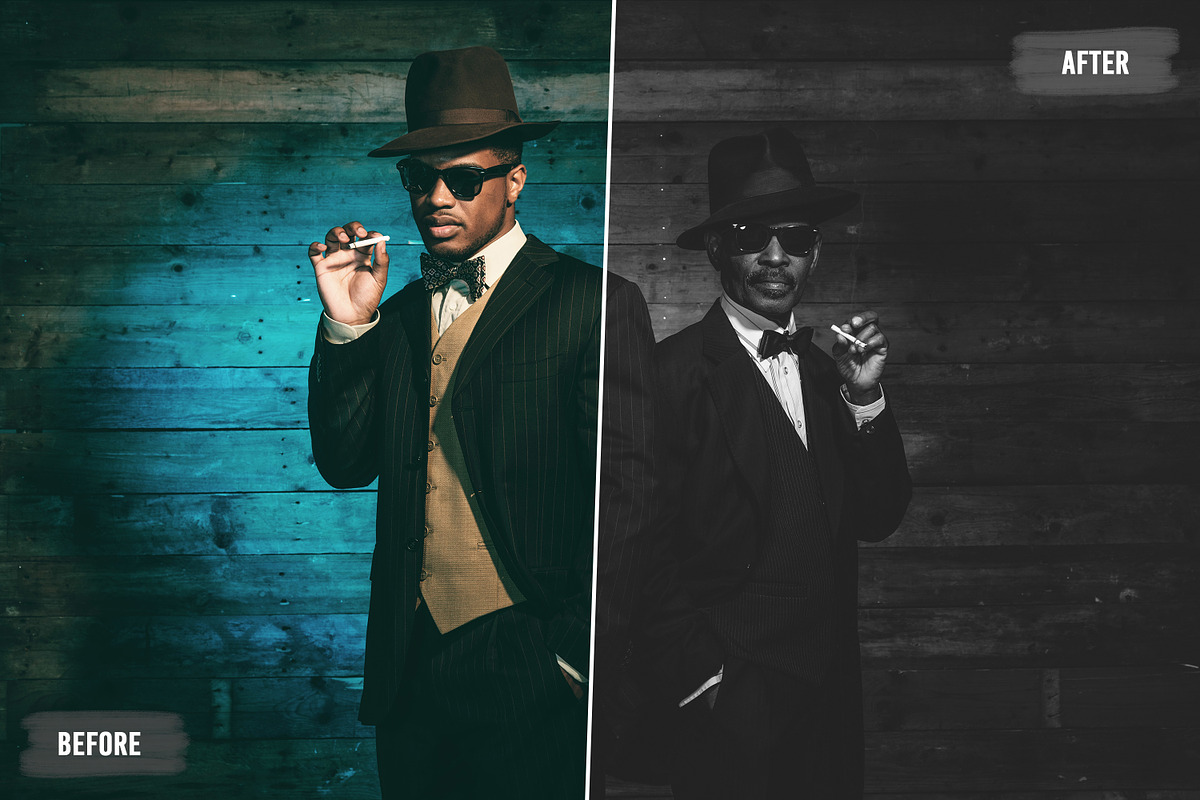 50 Classic Noir LUT Collection, a Plug-in Add-On by Eldamar Studio (Photo 2 of 5)