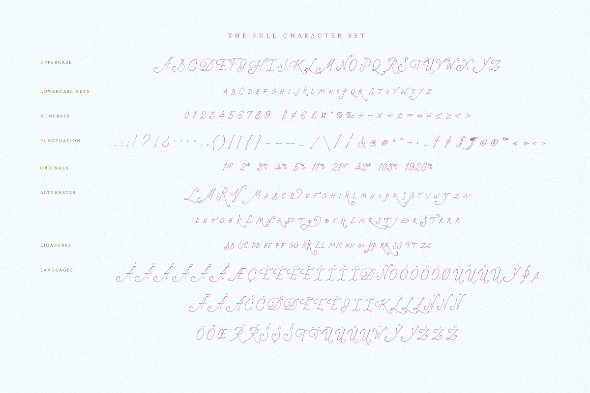Rosemary's Boudoir // Whimsical Font, a Handwritten Font by PeachCreme (Photo 11 of 11)