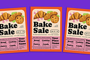 Playful Bake Sale Flyer, a Flyer Template by Gumico Studio. (Thumbnail 1 of 3)