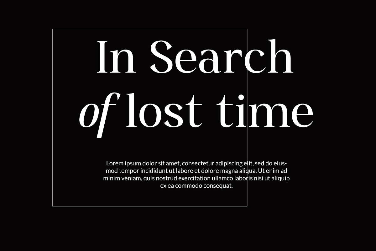 Qia Display - Serif Typeface, a Serif Font by Mytype Studio (Photo 4 of 9)