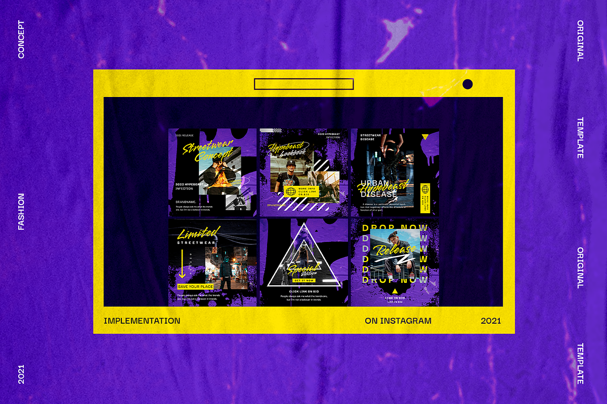 Grafit Urban Instagram Template, a Social Media Template by Creatchees.std (Photo 4 of 5)