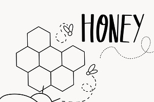 Bees And Honey Bumblebee Clip Art