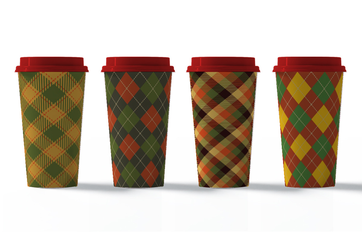 Tartan and Argyle Autumn  Plaid, a Pattern Graphic by Vectorchoice (Photo 6 of 6)