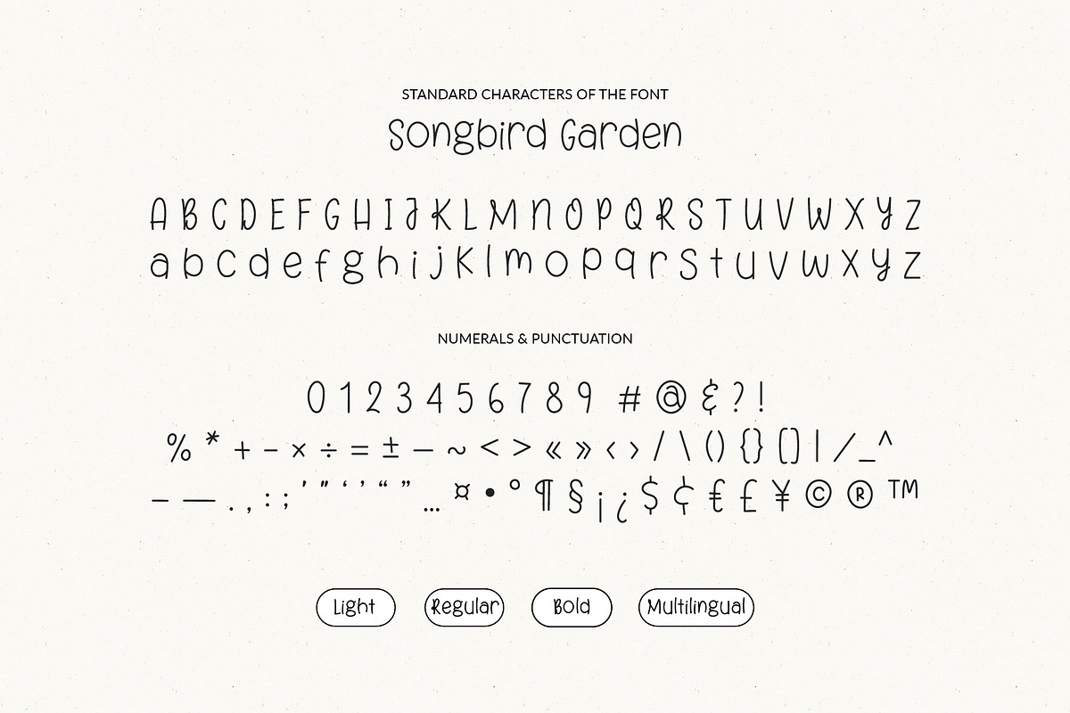 Songbird Garden - Handwritten Font, a Handwritten Font by Kaya Fonts (Photo 26 of 35)