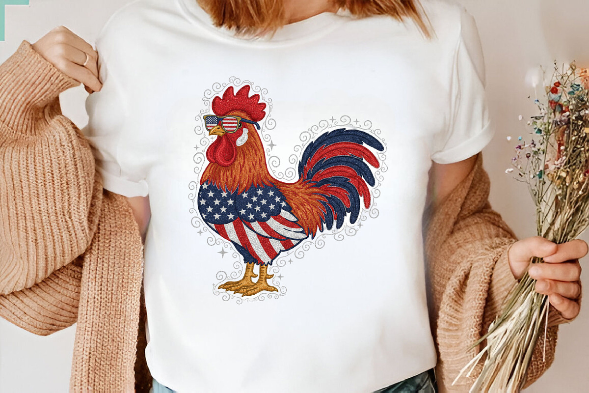 Faux Yarn American Eagle 4th of July, an Illustration by Designking (Photo 3 of 6)