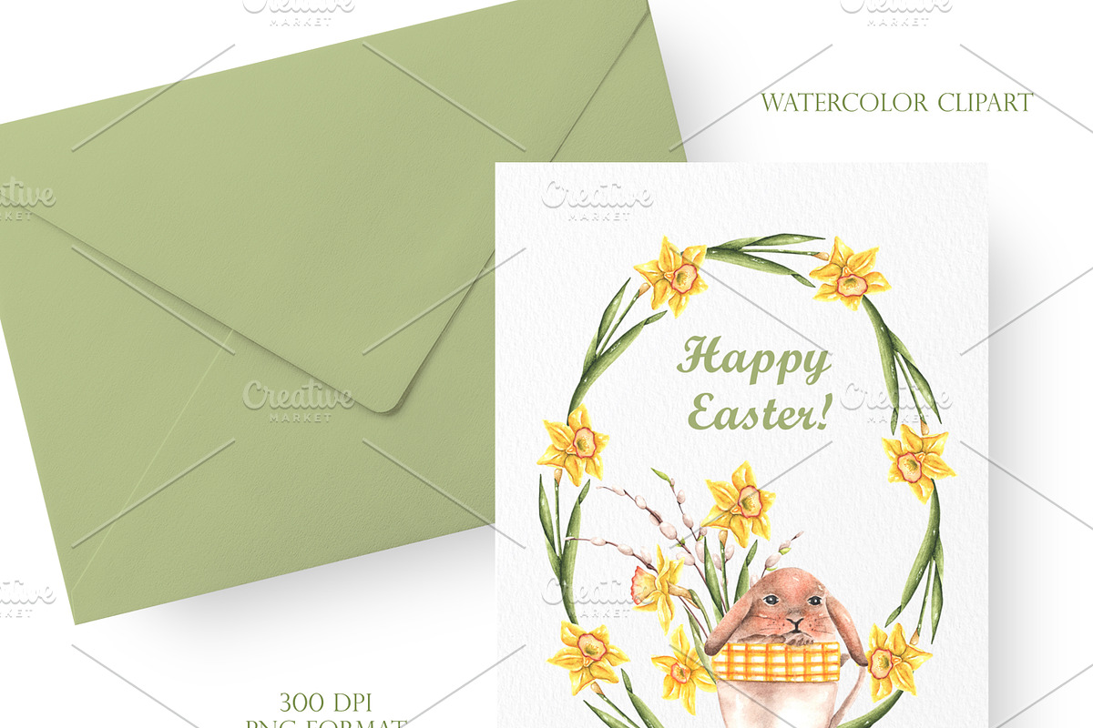 Easter traditions watercolor set., an Illustration by SabinaWatercolorArt (Photo 16 of 18)
