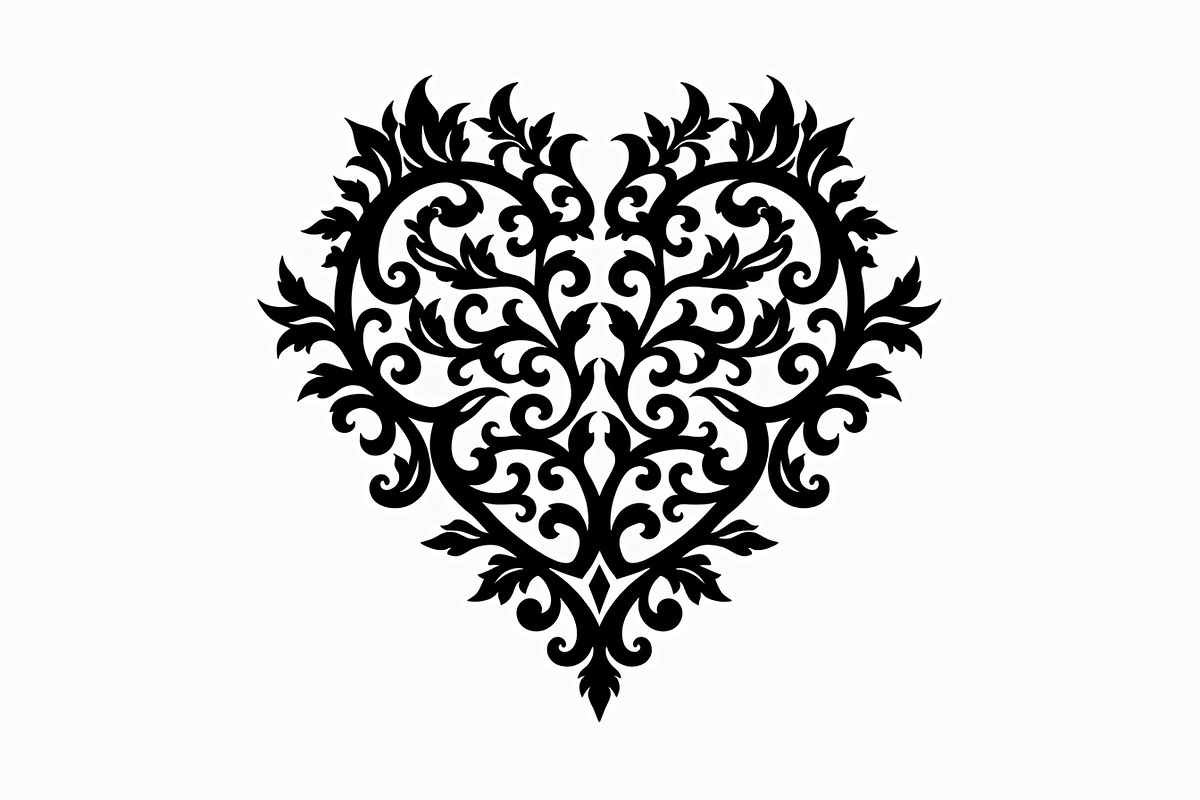 Vintage Heart Vector Design, an Illustration by Creativeshirt (Photo 12 of 21)