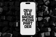 Robinsen – Bold Tech Display Font, a Sans Serif Font by Artiveko (Thumbnail 6 of 7)