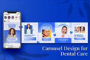 Dental Care Instagram Carousel & Can, a Social Media Template by Attype (Thumbnail 4 of 5)