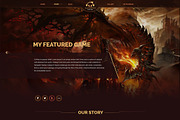 Gamepro - Fantacstic Gamer Site PSD, a Websites & App Template by Knighthemes (Thumbnail 1 of 10)