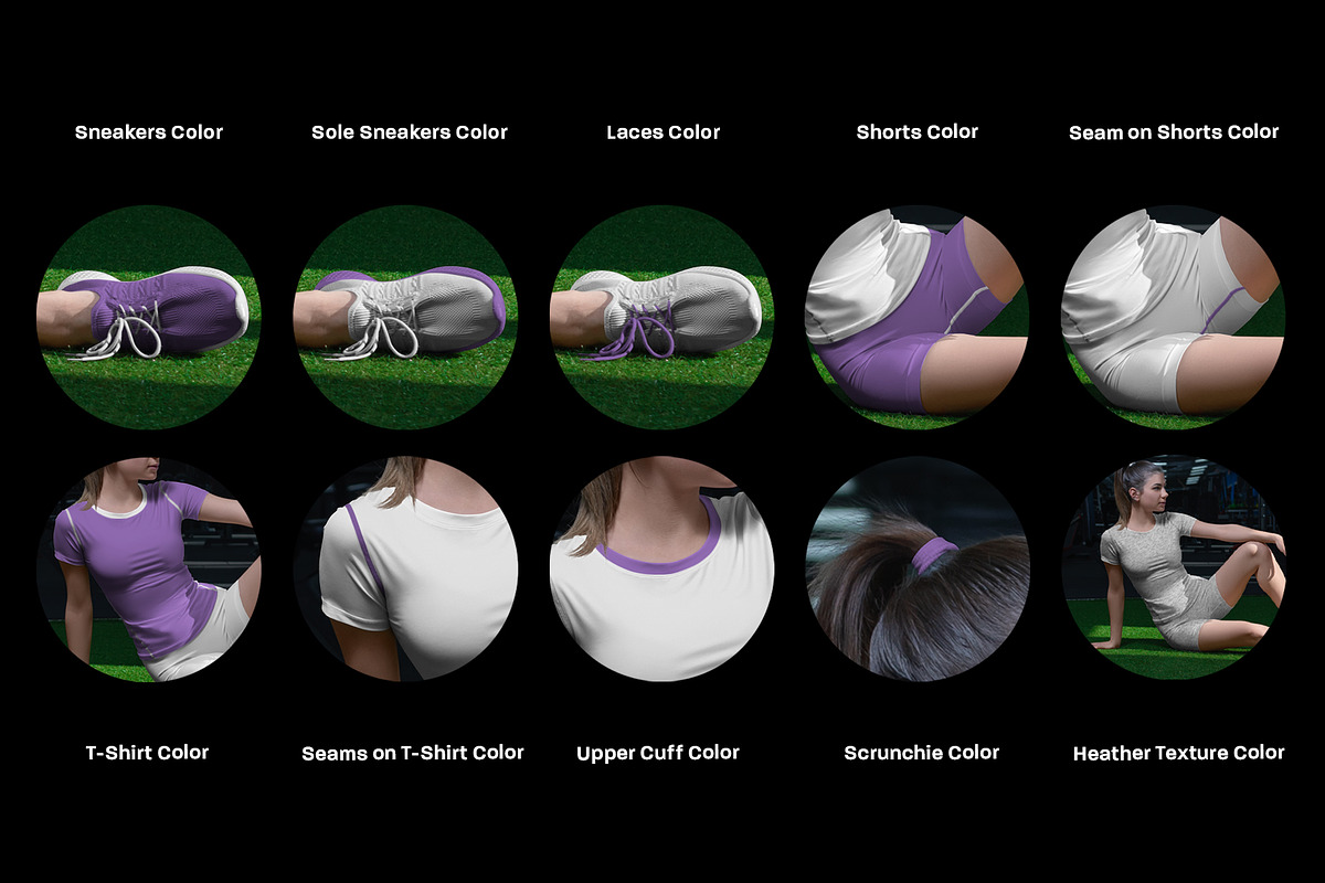 5 Sports T-Shirts and Shorts Mockups, a Shirt Mockup by Grow Design Craft Studio (Photo 3 of 7)