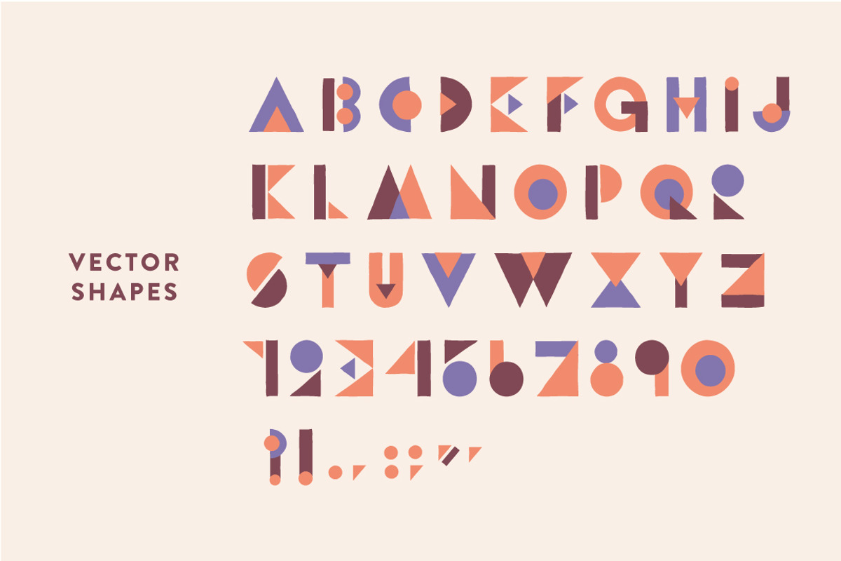 Party Down - Geometric Font preview 5