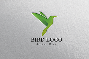 Logo Hummingbird Colibri Flying Bird