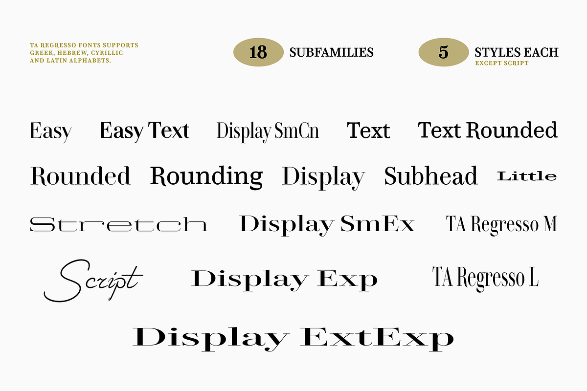 TA Regresso Text, a Serif Font by TAFT Foundry (Photo 2 of 21)