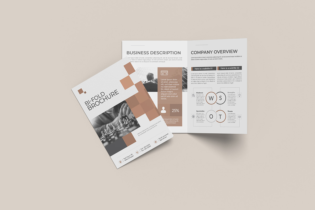A4 Bifold Brochure Mockup Bundles, a Brochure Template by Graphic Aesthetic (Photo 13 of 20)