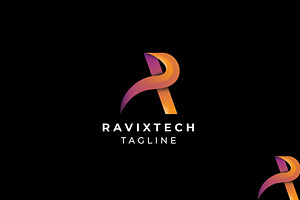 Modern Gradient R Letter Logo, a Branding & Logo Template by MadeByShahbaz