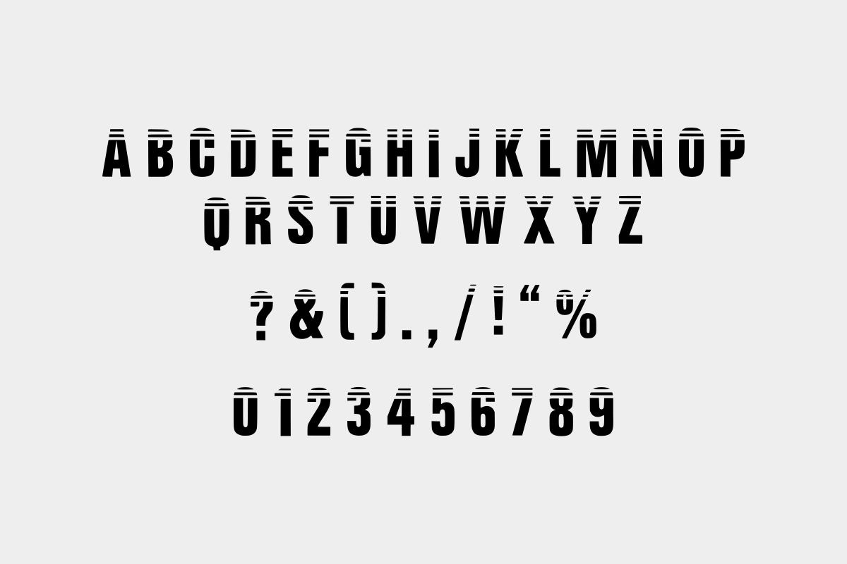 Black Speed - Racing Font, a Sans Serif Font by Fourteen Letter (Photo 2 of 6)