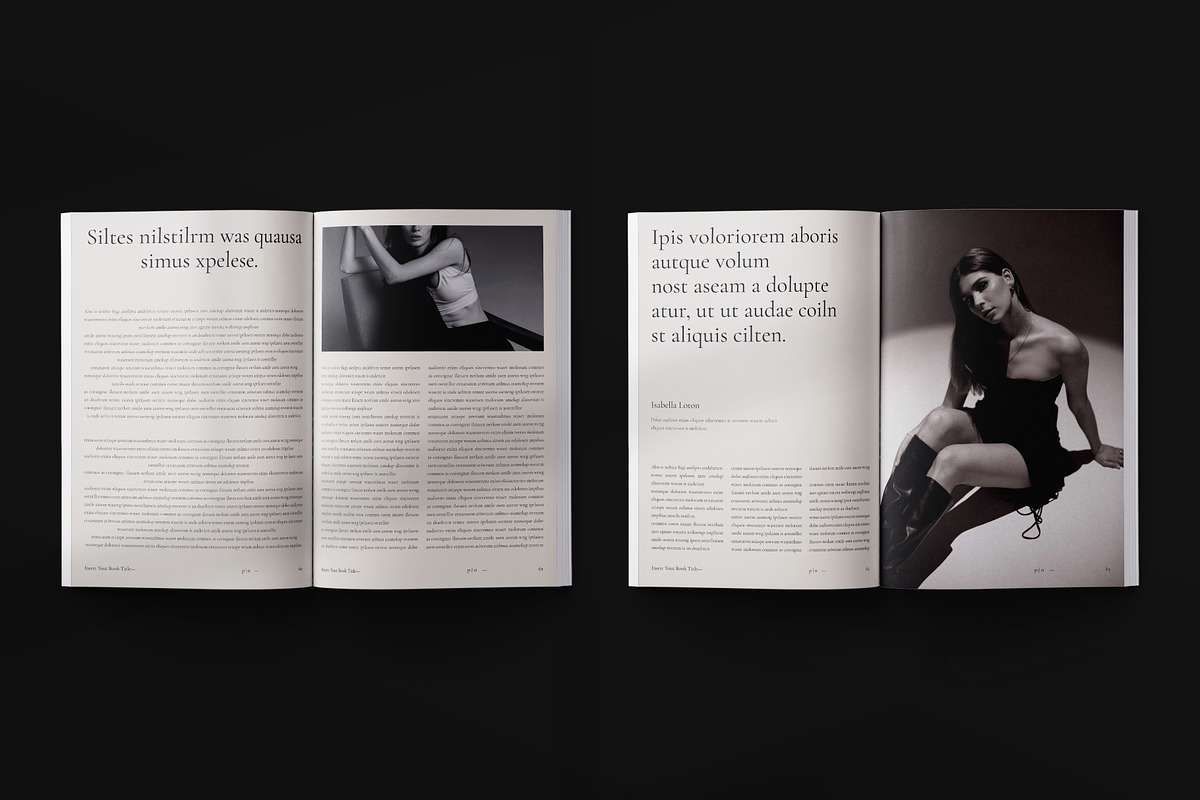 Book Layout & Magazine Template, a Brochure Template by Olion Lora (Photo 21 of 24)