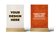 Table Tent and Sign Mockup, a Print Template by Mockupfit (Thumbnail 2 of 4)
