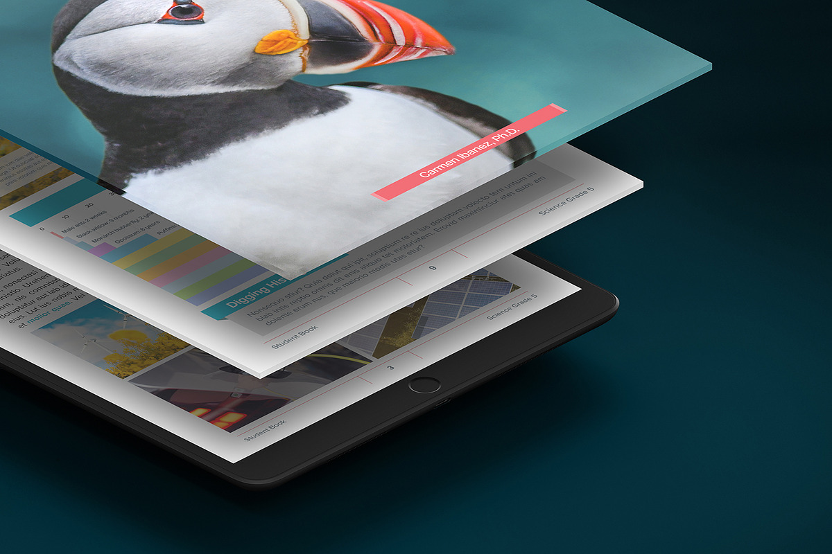 Science eTextbook Template 4.0 iPad, a Magazine Template by fisihsani (Photo 5 of 9)