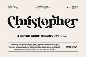 Christopher Retro Bold Serif