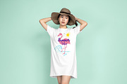 Trendy Summer Vibes Artwork Flamingo, a Graphic by HyeRi (Thumbnail 2 of 3)