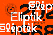 Eliptik Futuristic Sans, a Sans Serif Font by YockMercado (Thumbnail 1 of 6)