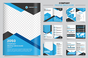 Company profile brochure template, a Brochure Template by Tanuart