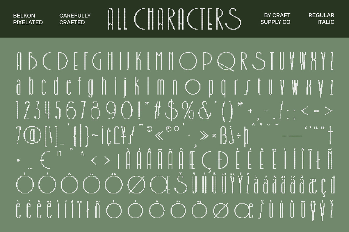 Belkon Disco, a Sans Serif Font by Craft Supply Co. (Photo 6 of 8)