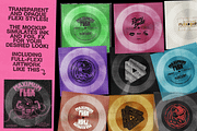 MAXIMUM FLEX - 7 Flexi-disc Mock-up, a Merchandise Mockup by Jordan Warren Visuals (Thumbnail 5 of 6)