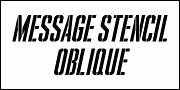 Message Stencil JNL, a Serif Font by Jeff Levine Fonts (Thumbnail 4 of 5)