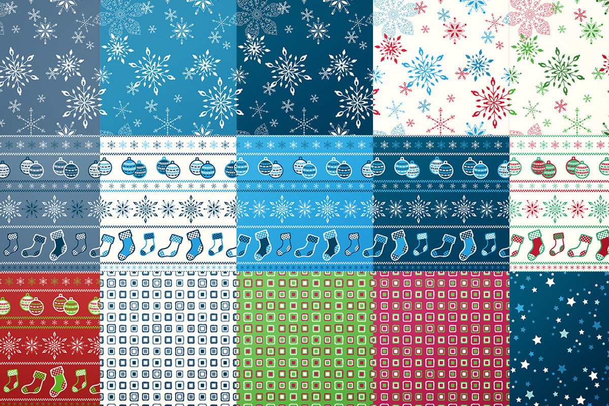 Christmas & Holiday Patterns Vol 1 preview 4