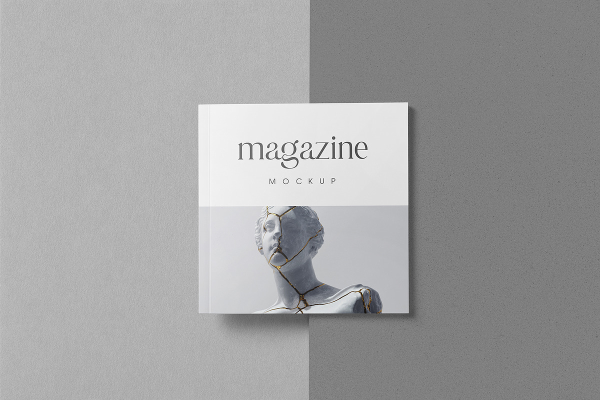 Square Magazine Mockup, a Product Mockup by ZippyPixels (Photo 6 of 6)