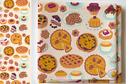 Pies & Pastries patterns clipart, a Food Illustration by Carpet Tapete Pretzel (Thumbnail 6 of 15)